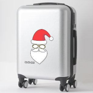 Pegatina Ho Ho Ho Santa Claus