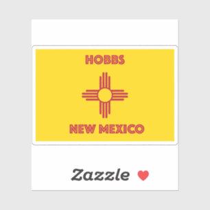 Pegatina Hobbs Nuevo México