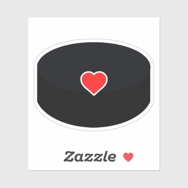 Pegatina Hockey de amor (Hoja)