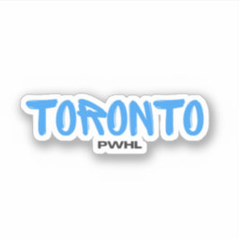Pegatina Hockey femenino PWHL de Toronto