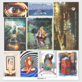 Pegatina Hoja de Arte1