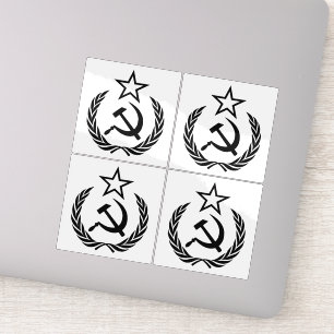 Pegatina Hoja de hoz y martillo, URSS, CCCP, comunismo