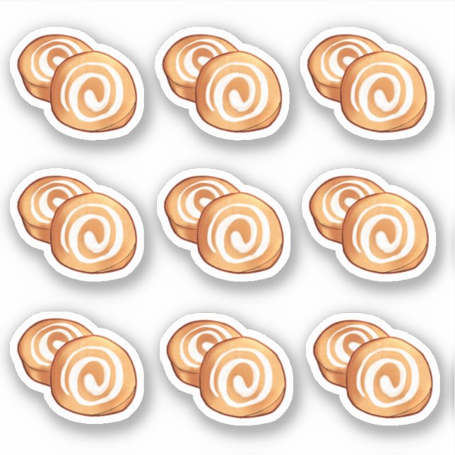 Pegatina Hoja de planeamiento de rollo de calabaza estética (Anverso)