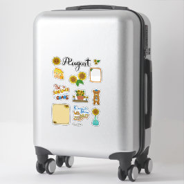 Pegatina Hoja de stickers de agosto - Brillo de finales de