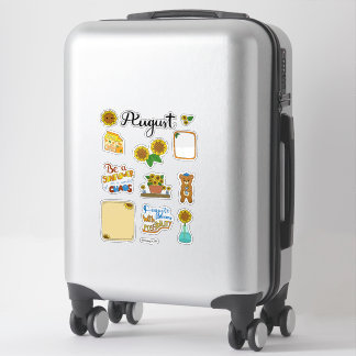 Pegatina Hoja de stickers de agosto - Brillo de finales de