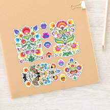 Hoja de stickers Folklore #2