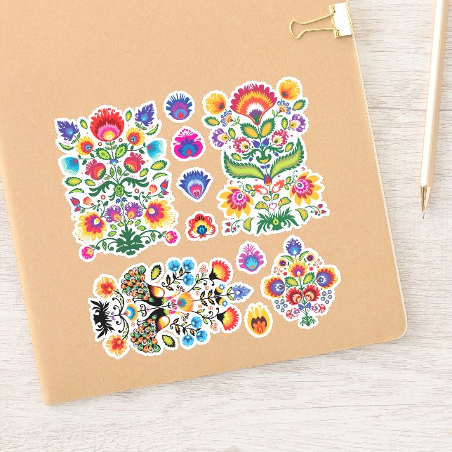 Pegatina Hoja de stickers Folklore #2 (Cuaderno)