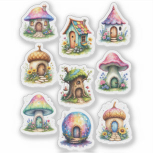 Pegatina Hoja de Stickers para Diario de Deshechos y Álbum