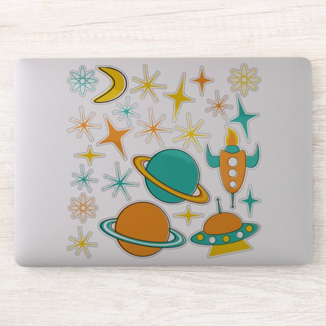 Pegatina Hoja de variedad de As de Space (Ordenador)