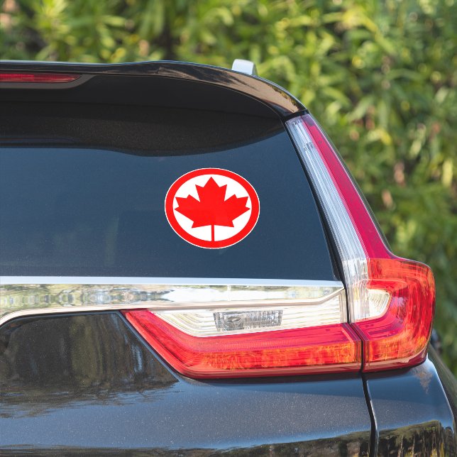 Pegatina Hojas de arce de Canadá (Lado del coche)