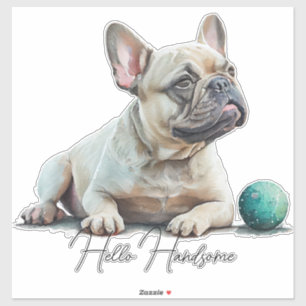 Pegatina Hola French Bulldog