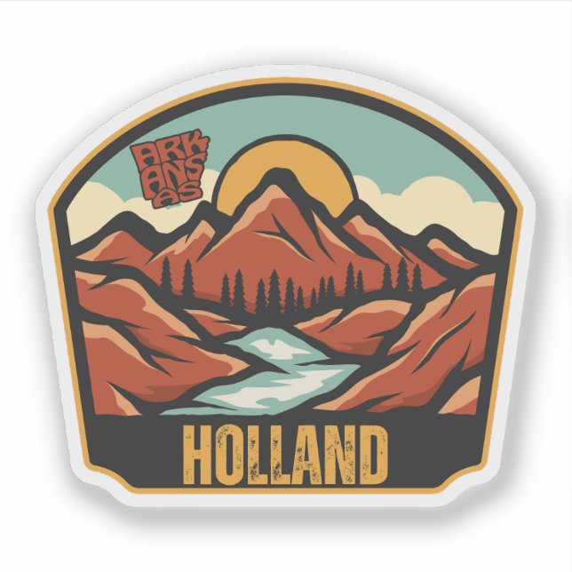 Pegatina Holland, Arkansas  (Anverso)