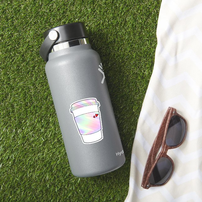 Pegatina Holographic Coffee (HydroFlask Insitu)