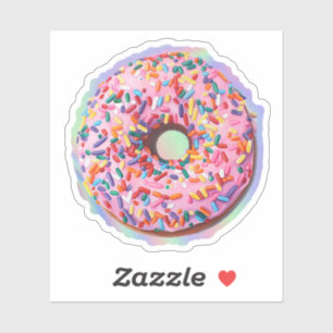 Pegatina Holographic donut