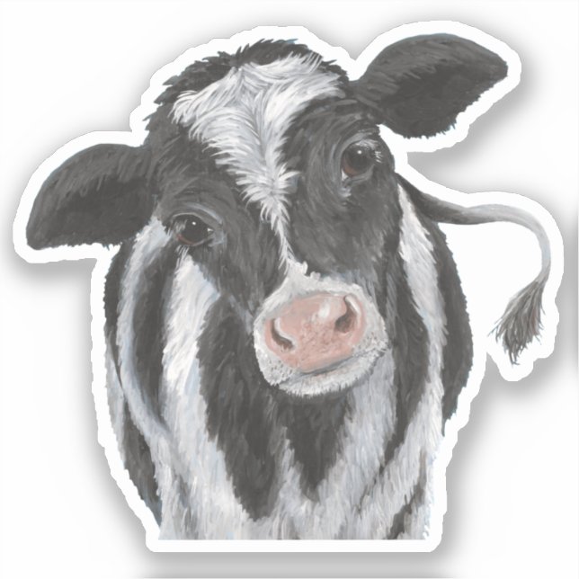 Pegatina Holstein Cow Vinyl (Anverso)