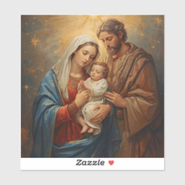 Pegatina Holy Family Christmas Sticker For Holi Festive