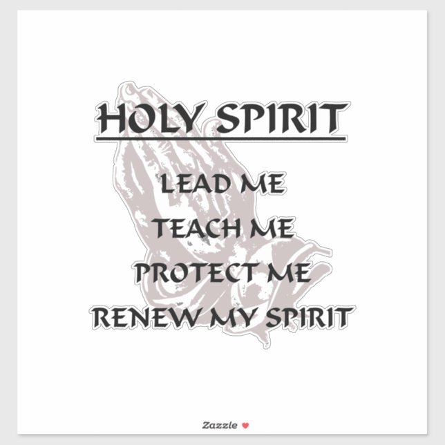 PEGATINA HOLY SPIRIT (Hoja)