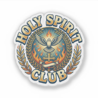 Pegatina Holy Spirit Club