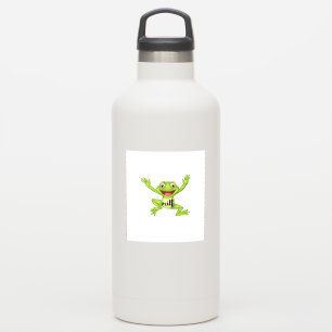 Pegatina Hombre, amo a las ranas