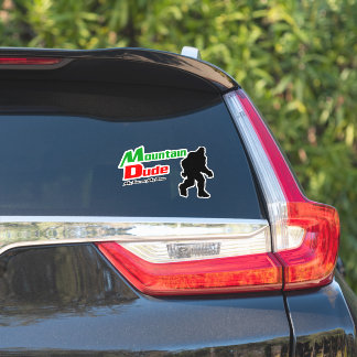 Pegatina Hombre del Monte Bigfoot Mi Bosque Mis Reglas Dive