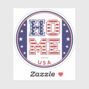 PEGATINA HOME USA