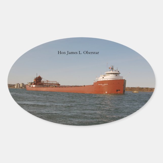 Pegatina Hon James L. Oberstar (Anverso)