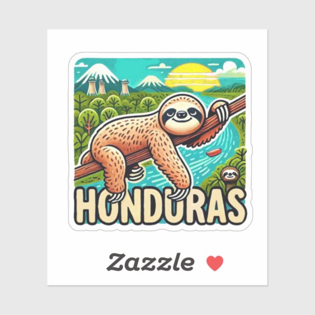 Pegatina Honduras (Hoja)