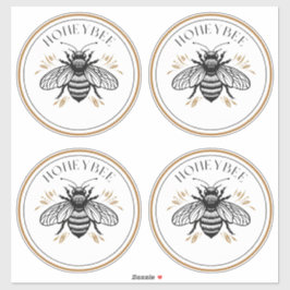 Pegatina Honey Bee
