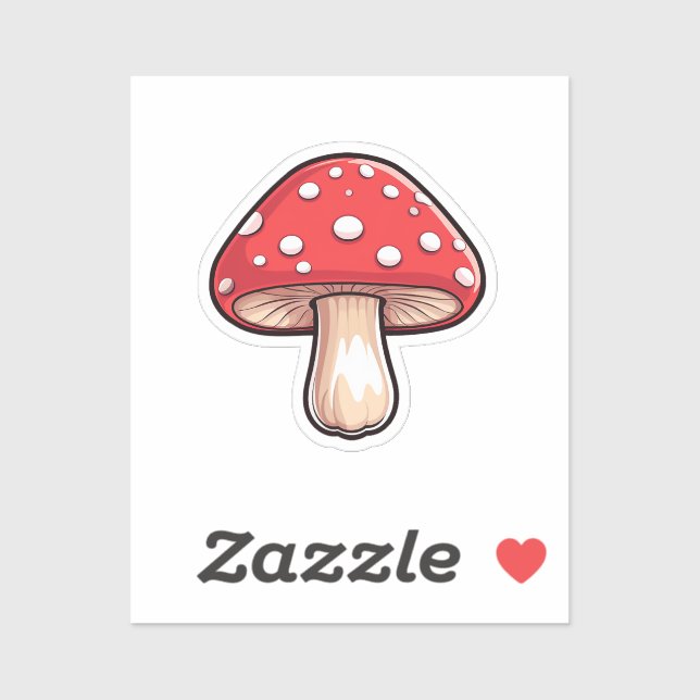 Pegatina hongos personalizados (Hoja)