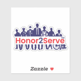 Pegatina Honor2Serve