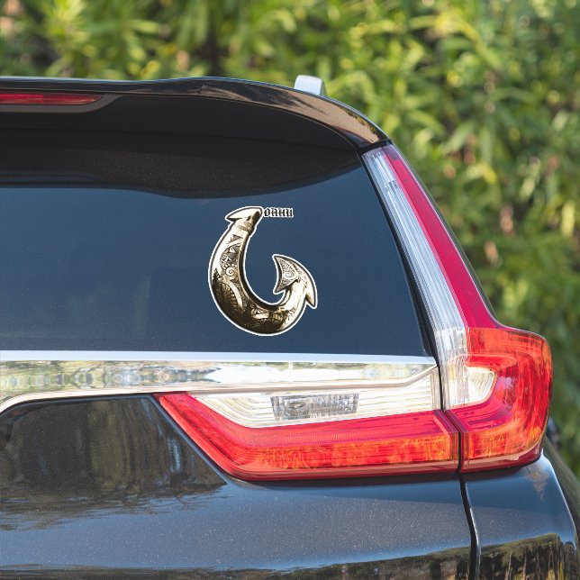 Pegatina Hook tribal de Oahu (Lado del coche)