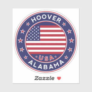 Pegatina Hoover Alabama, Hoover