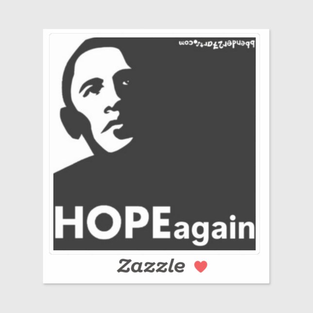 Pegatina HOPEagain (Hoja)
