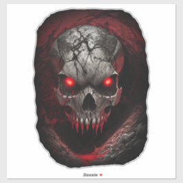 Pegatina Horor Skull