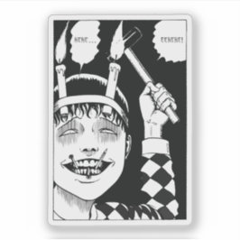 Pegatina Horror anime art