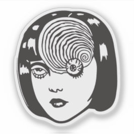 Pegatina Horror anime girl 