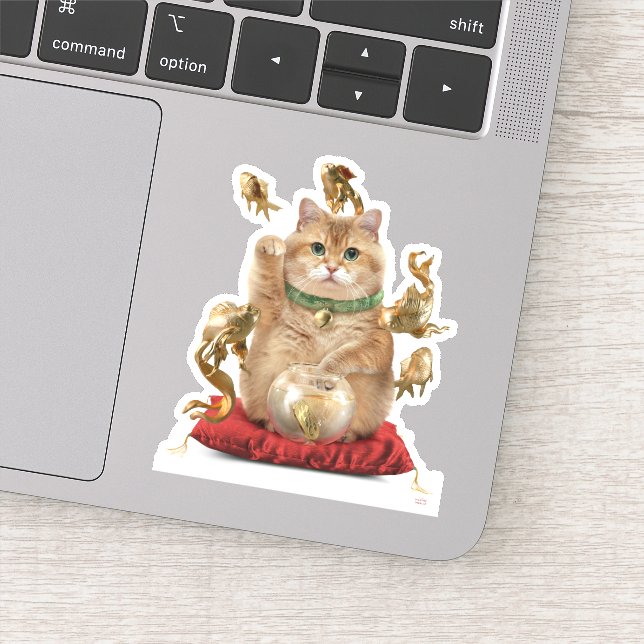 Pegatina Hosico Maneki-neko (Detalle)