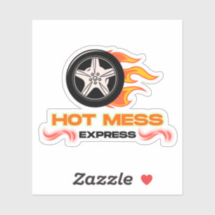PEGATINA HOT MESS EXPRESS