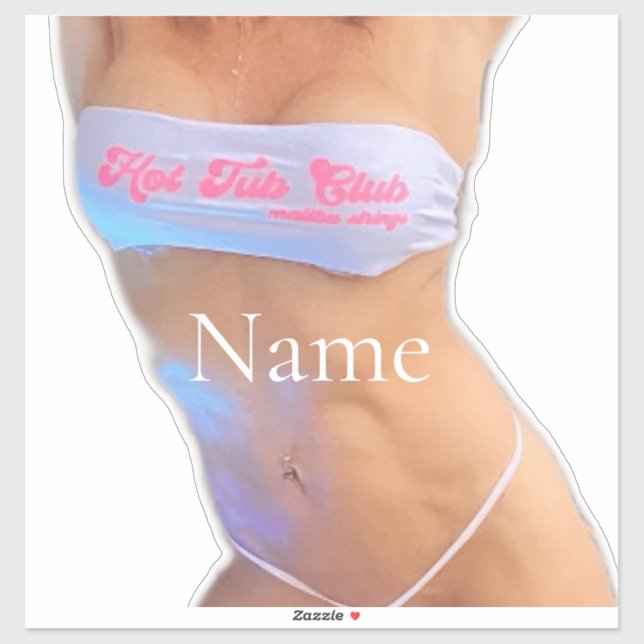 Pegatina Hot Tub Club Thunder_Cove (Hoja)