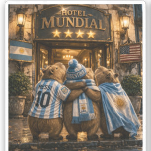 Pegatina  Hotel 4 estrellas Capibarras