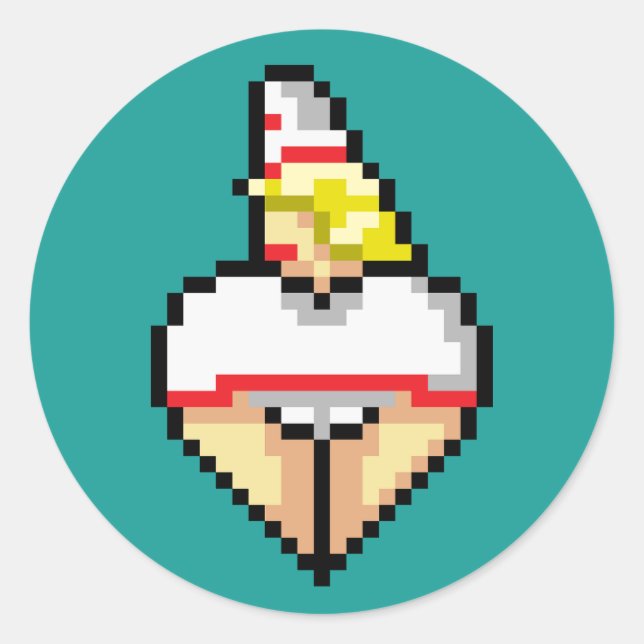 Pegatina hottie del hospital (Anverso)