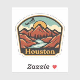 Pegatina Houston, Delaware