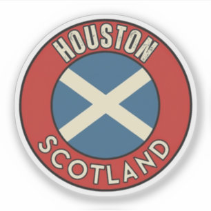 Pegatina Houston, Escocia