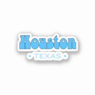 Pegatina Houston Texas
