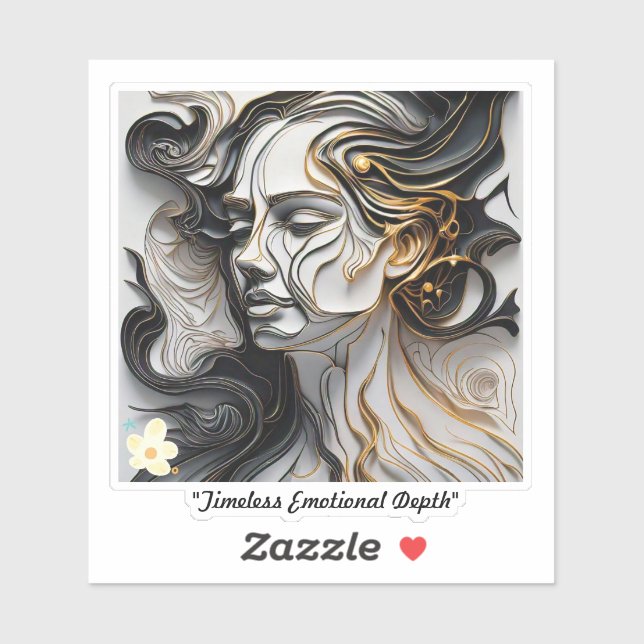 Pegatina "Hues Monocromos Emotivos" (Hoja)