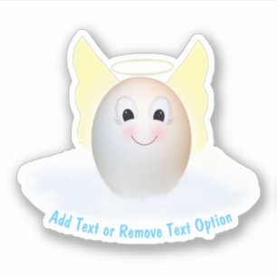 Pegatina Huevo de Ángel Cute