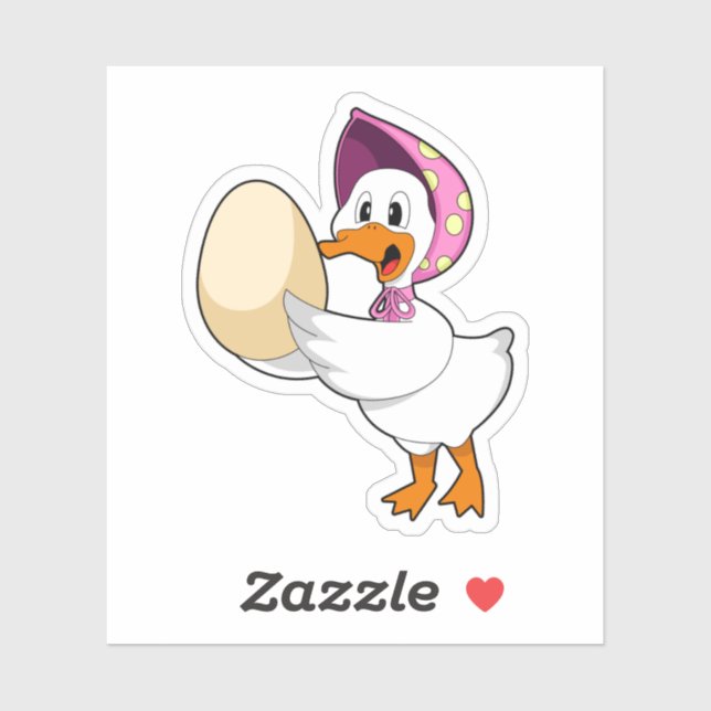 Pegatina Huevo de pato (Hoja)