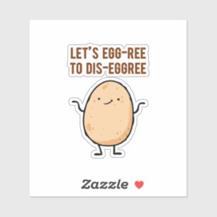 Pegatina Huevo-Sin-Dis-egg Pun Pun Die Cut
