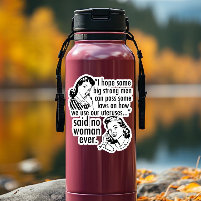 Pegatina Humor retro Personalizado político a favor de la e (Subido por el creador)