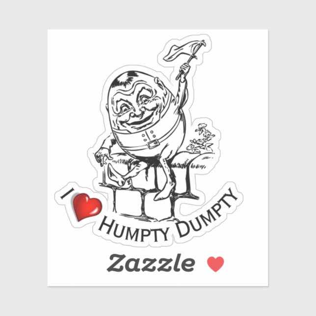 Pegatina Humpty Dumpty (Hoja)